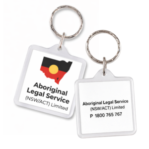 Lens Key Ring - Square